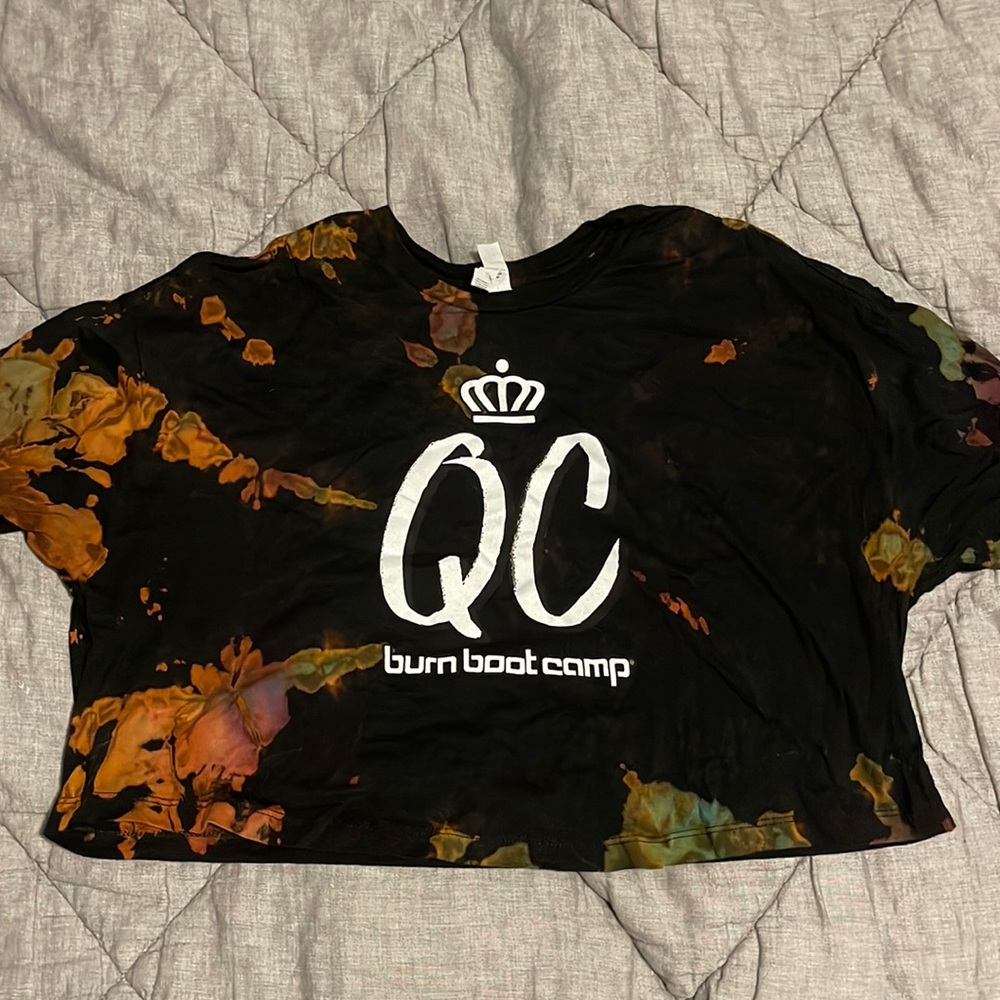 Burn Boot Camp QC Custom Tie Dye Tee